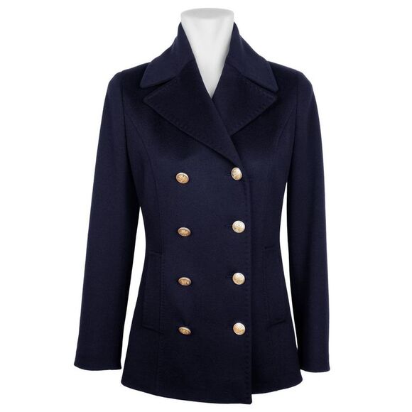 ITALIAN TAILOR MADE COAT IN DARK GREY main image 1